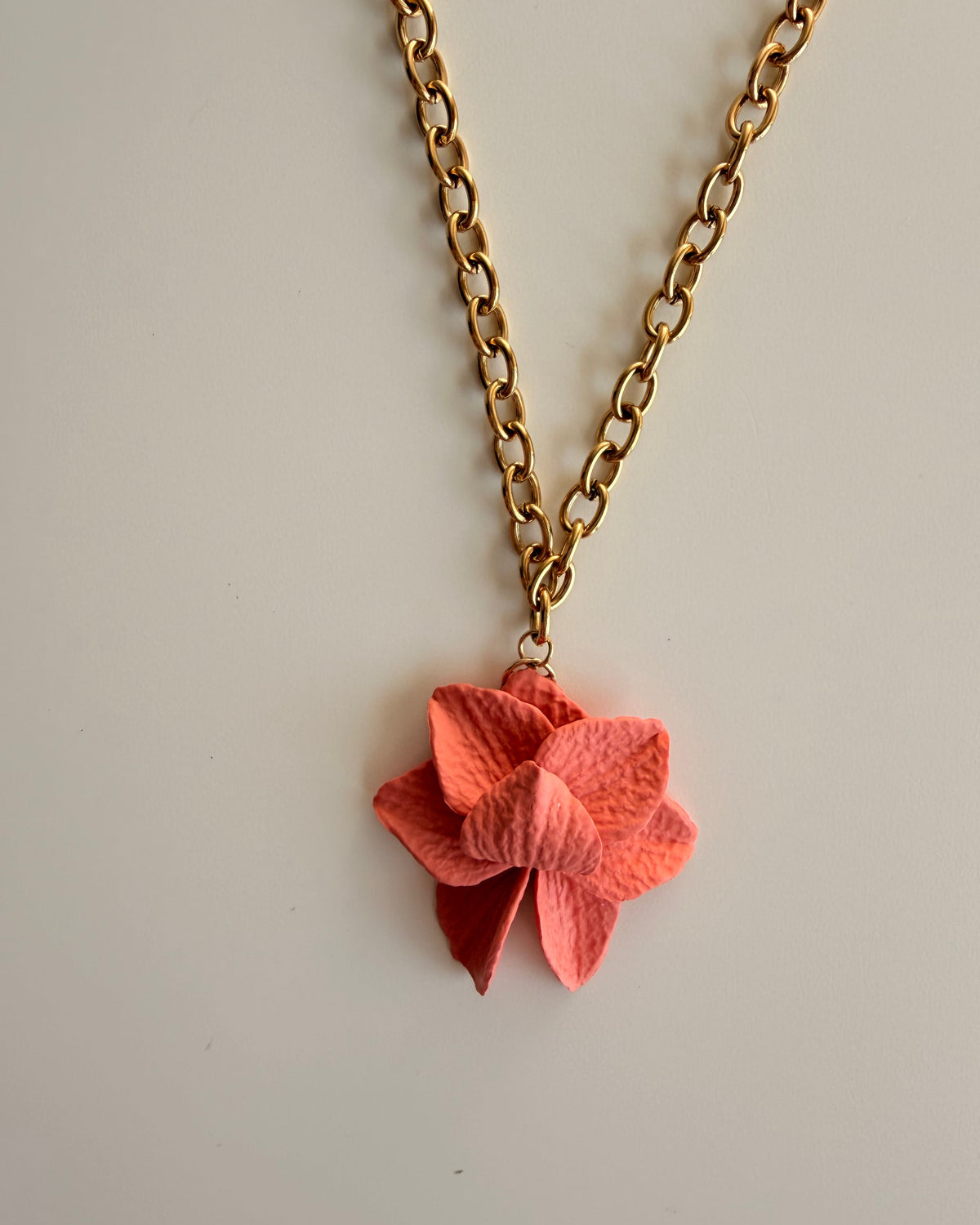 Colar Lotus Peach