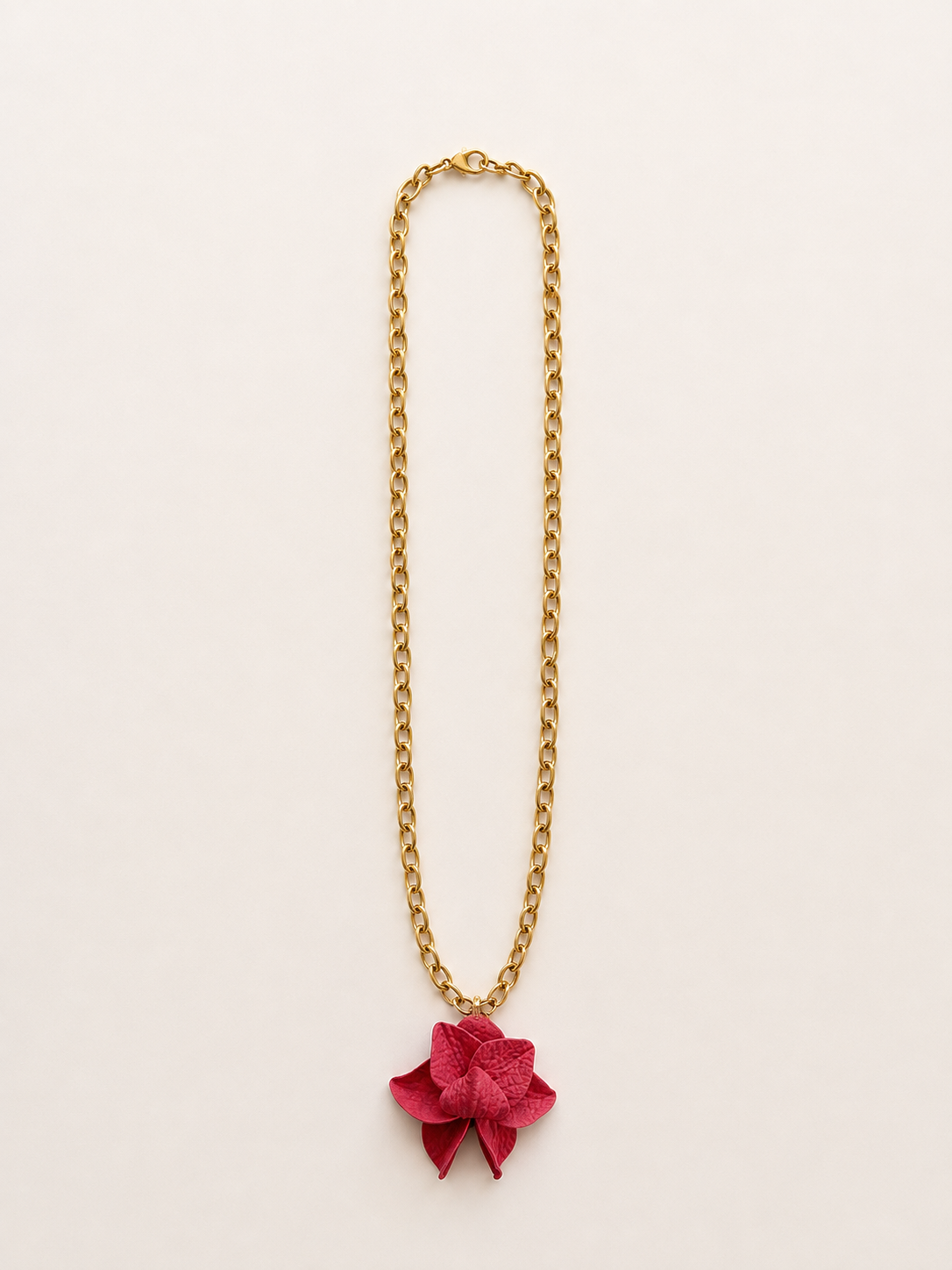 Colar Lotus Coral