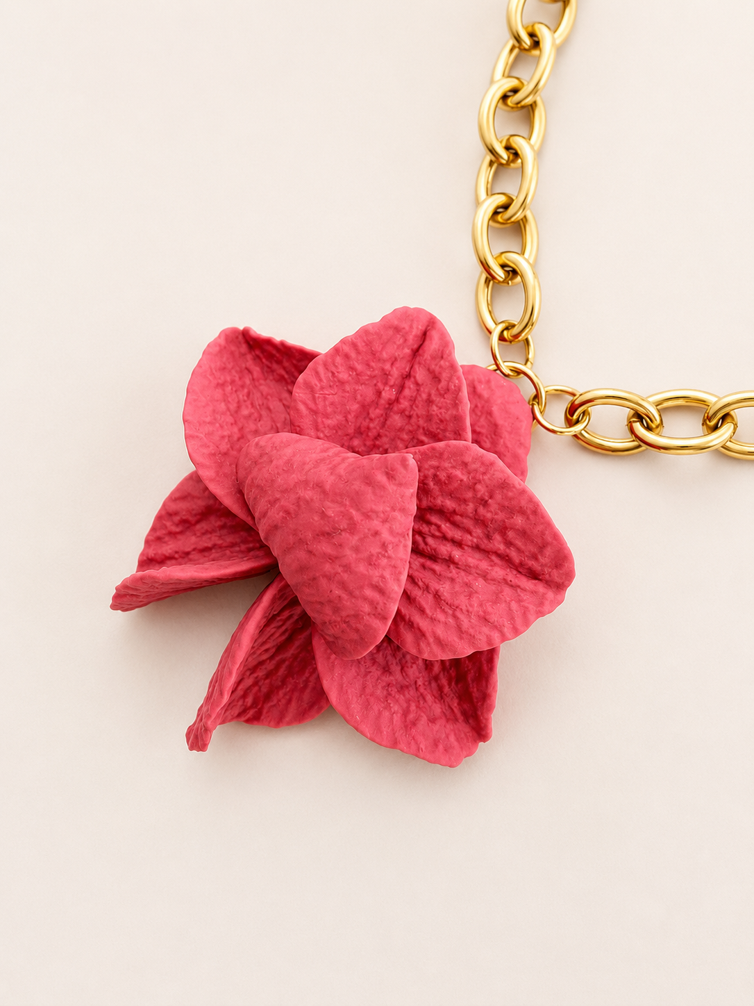 Colar Lotus Coral